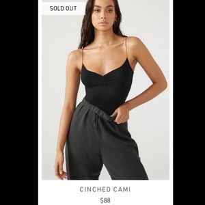 JOAH BROWN cinched cami brand new w tags